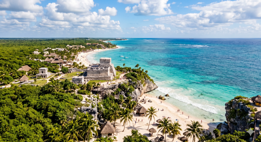 Tulum ruinas y playa